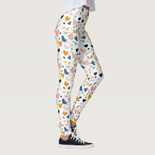Leggings Modern Love & Hearts : Saint-Valentin