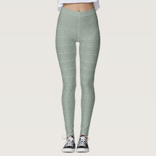Leggings Moderne Elégant Modèle tendance Pastel Vert couleu