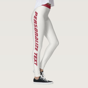 Leggings Moderne Neutre Marron Foncé Sport Personnalisé Amu