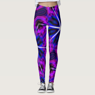 LEGGINGS MODERNE STAR BLUE CUTE-PURPLE-BLEU-LÉGGINES