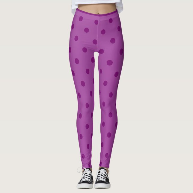 Leggings modernes et modernes Polka Pot (Devant)