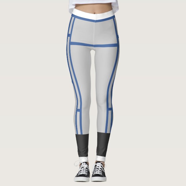 Leggings Mondrian Inspiré OcG G FG 2 plus large (Devant)