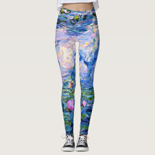 Leggings Monet : Water Lys 1919, célèbre peinture,