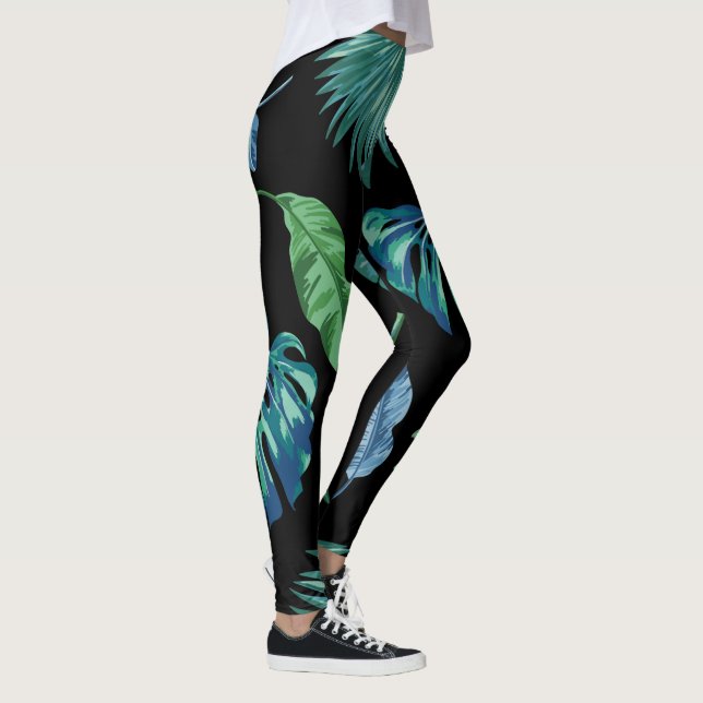 Leggings Monstera Philodendron House plante (Droite)