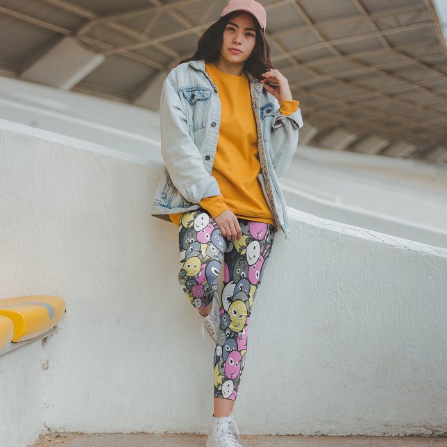 Leggings Monstres colorés (Créateur téléchargé)