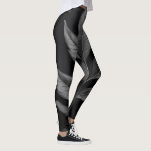 Leggings Moody Night Sky Midnight Jungle Noir