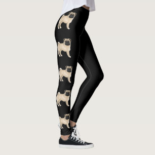 Leggings Mops Carlin Fauve Races de Chien Chiens Dessins An