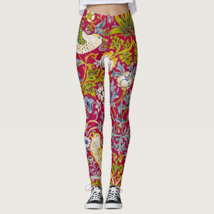 Leggings Morris Voleur de Fraises Rouge Framboise Citron Fl