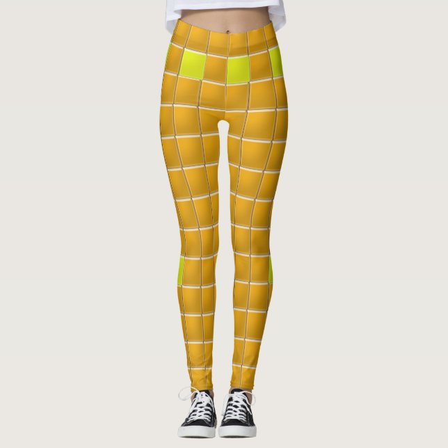 Leggings - Mosaikfliesen (Vorderseite)