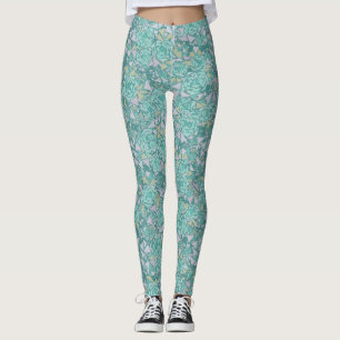 Leggings Mosaïque, fleurs