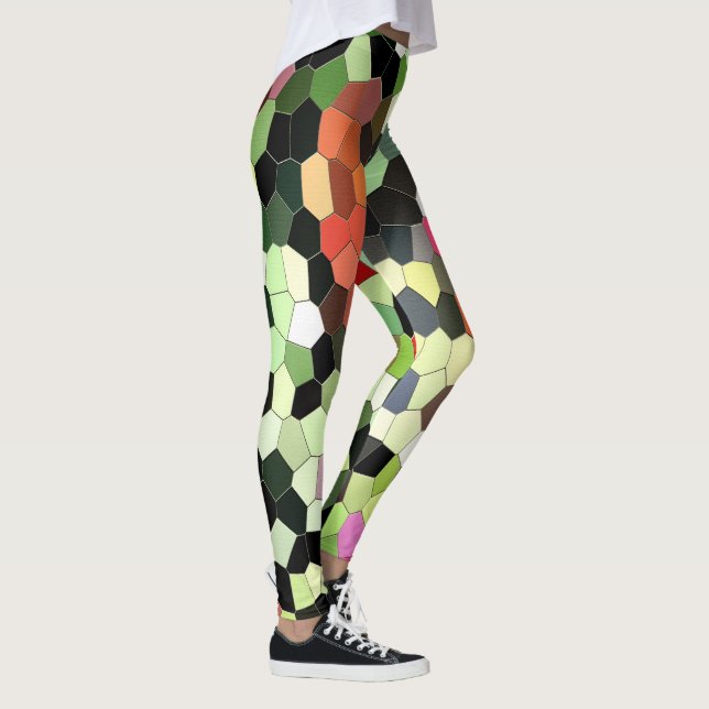 Leggings Mosaïquement amusant..... (Droite)