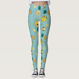 Leggings motif 3d Emojis
