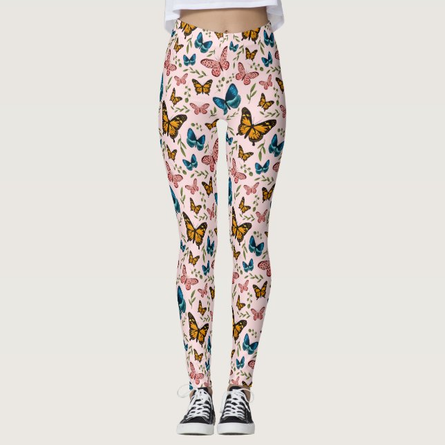 Leggings Motif à papillons (Devant)