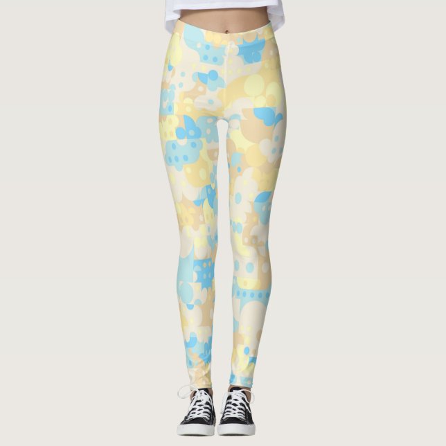 Leggings Motif à points boho (Devant)