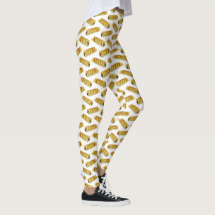 Leggings Motif à points polka de poupée de saucisse