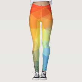 Leggings Motif Abstrait lumineux couleur prisme
