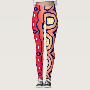 Leggings Motif abstrait multicolore "Ratti_Creative_Arts"
