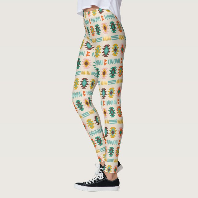 Leggings Motif amérindien Navajo (Gauche)