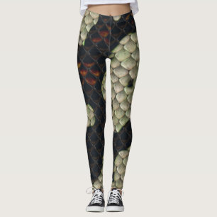 Leggings Motif animal chic de peau de serpent