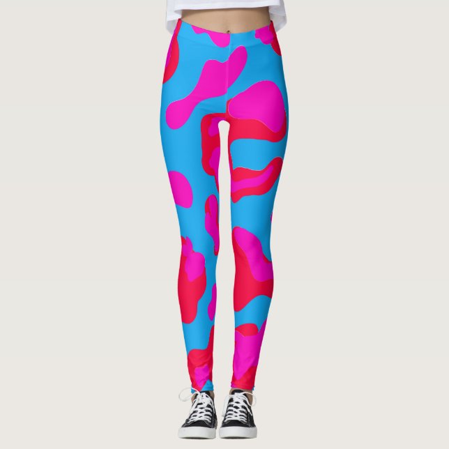 Leggings Motif animal sauvage de Giraffe (Devant)