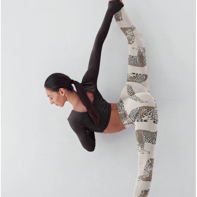 Leggings Motif animal sauvage de la Jungle Leopard (Créateur téléchargé)