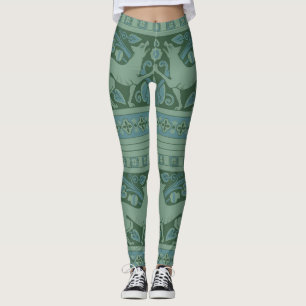 Leggings Motif animalier Art Déco Nouveau Chien Nature