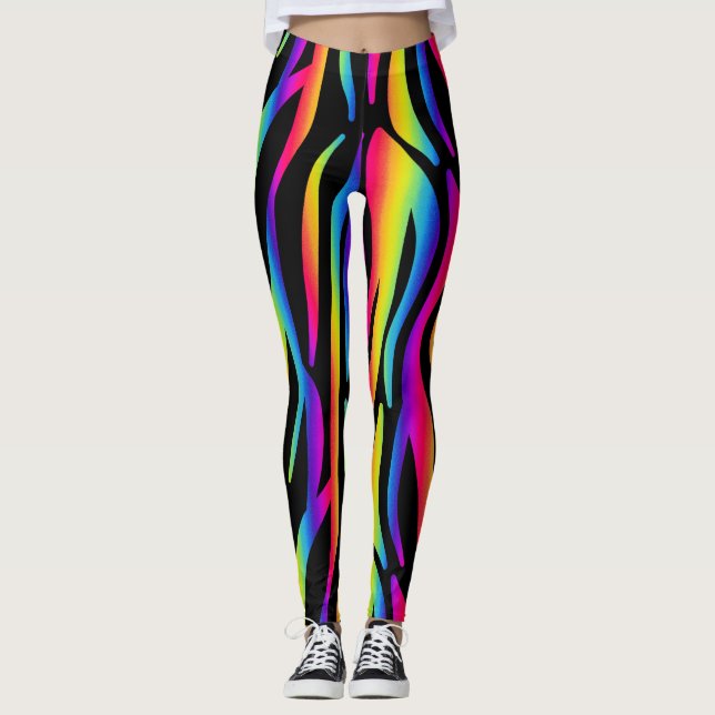 Leggings Motif arc-en-ciel (Devant)