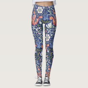 Leggings Motif Art Nouveau floral de William Morris Compton