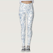 Motif bleu Floral