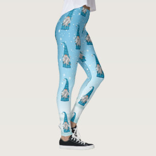 Leggings Motif Blue Gnome