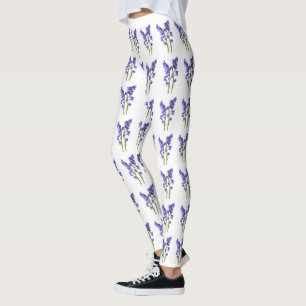 Leggings Motif Bluebell Fabric.