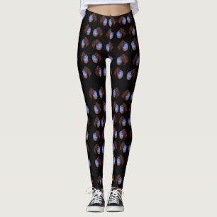 Leggings Motif Brown de Guinéens de la soif,