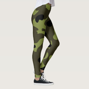 Leggings Motif Camo de l'armée