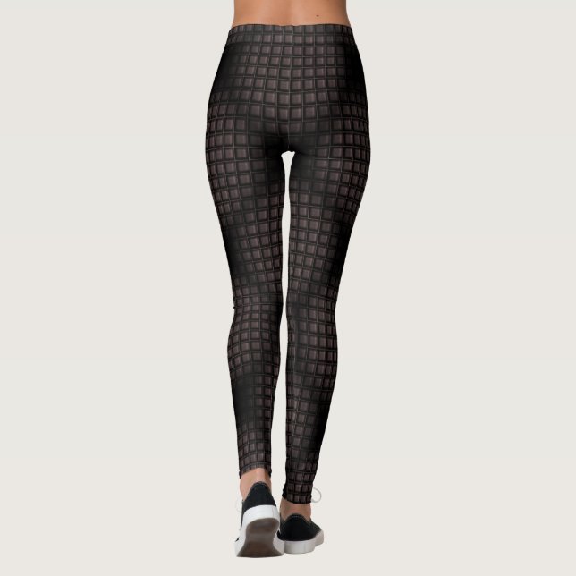 Leggings Motif Carré géométrique 2 (Dos)