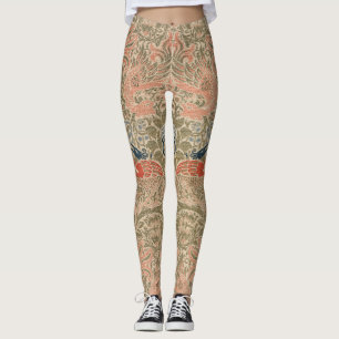 Leggings Motif célèbre des oiseaux de William morris