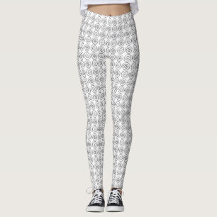 Leggings Motif celtique à double spirale