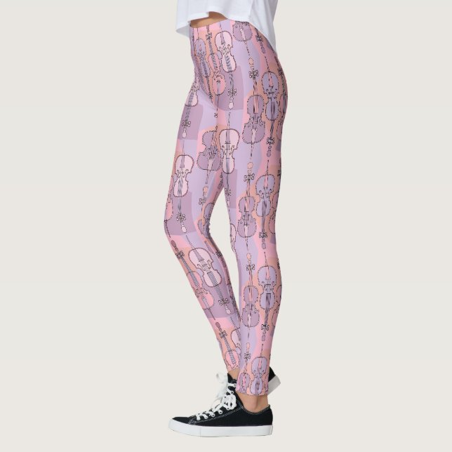 Leggings Motif Coloré (Gauche)