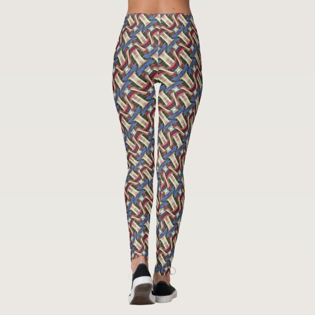 Leggings Motif coloré incomparable (Dos)