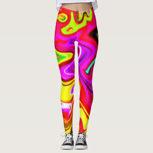 Leggings Motif Couleur éclat