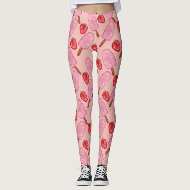 Leggings Motif crème glacée | motif Lollies | lollipop 19 (Devant)