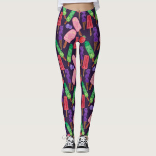 Leggings Motif crème glacée   motif Lollies   lollipop 6