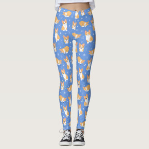 Leggings Motif Cute Corgi
