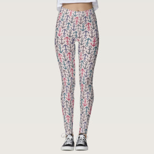 Leggings Motif d'Ancre