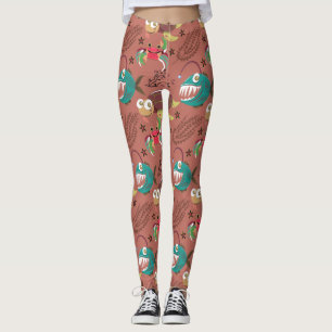 Leggings Motif d'animaux aquatiques   vie sous-marine en me