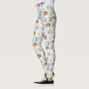 Leggings Motif d'aquarelle de chiot