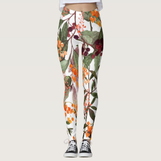 Leggings - motif d'aquarelle florale