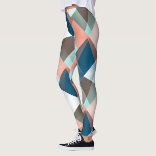 Leggings Motif d'art moderne Abstrait Hip géométrique mos