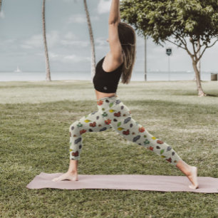 Leggings Motif d'automne de Woodland