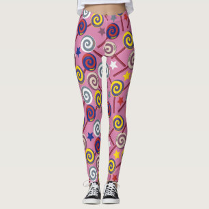 Leggings Motif de bonbons   motif Lollies   lollipop 7