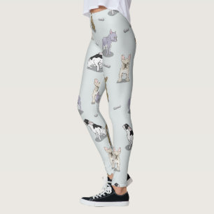 Leggings Motif de bulldog français